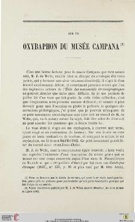 N.S. 6.1862: Sur un oxybaphon du musée Campana