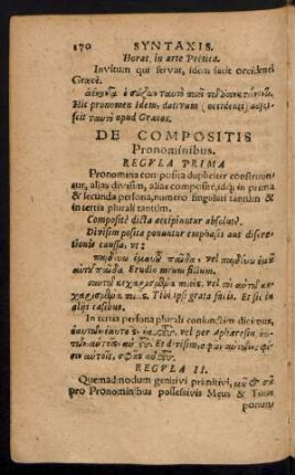De Compositis Pronominibus.