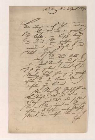 Brief von Friedrich Campe an Joseph Heller