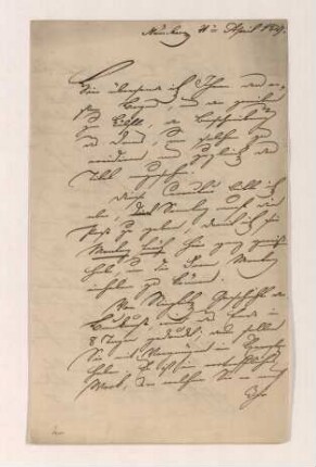 Brief von Friedrich Campe an Joseph Heller
