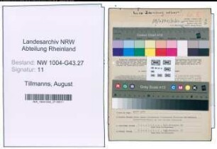 Entnazifizierung August Tillmanns , geb. 11.01.1898 (Makler)