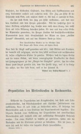 497-511 Organisation des Wetterdienstes in Nordamerika