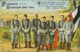 Deutschland, Deutschland über alles. - Einigkeit und Recht und Freiheit [...]