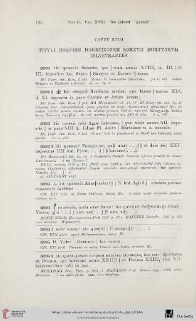 Capvt XVIII
