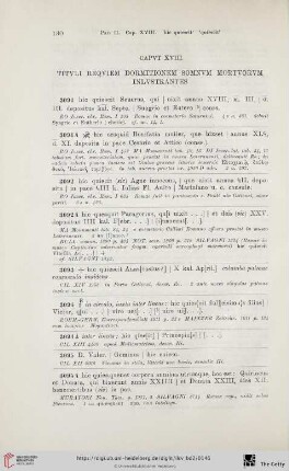 Capvt XVIII