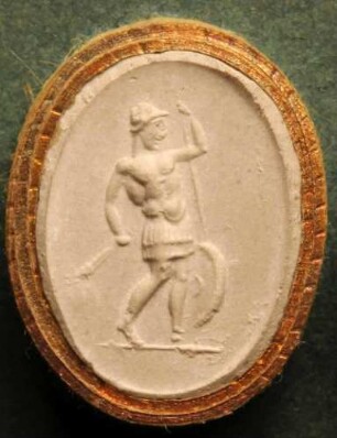 Ein bewaffneter Soldat (Daktyliothek, Supplement)