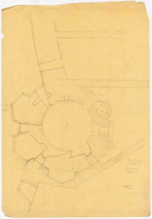Restaurierung Heidelberger Schloss Glockenturm: Grundriss auf 186 m ü. M.