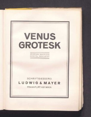 Venus Grotesk