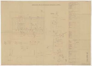 Schematischer Plan der Wassermesser-Einbaustellen