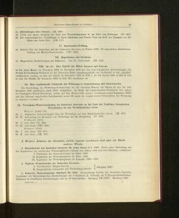 VII. Magnetismus und Deviation.