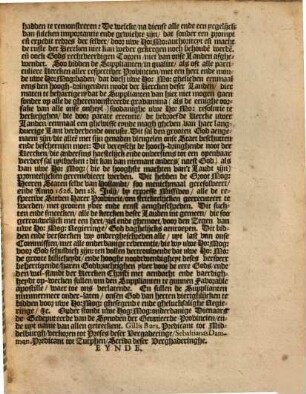 Copie vande Requeste der Dienaren der Gedeputeerde van de Synode der Geunieerde Provincien : Over gegeven den 26 Sept. 1630 aende ... Staten Generael