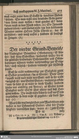 Der vierdte Grund-Beweis ...