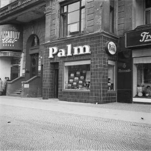 Berlin-Charlottenburg. Kurfürstendamm, Zigarrengeschäft "Palm"