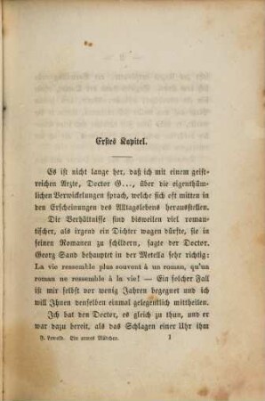 Gesammelte Novellen, 2. Ein armes Mädchen