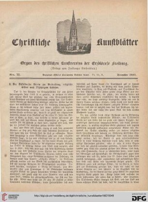 Nr. 72 (Dezember 1867)