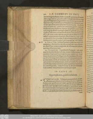 In Caput IX. Quo explicatur, quid sit infinitum.