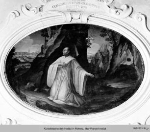 Ausstattung der Cappella di Santa Barbara mit einem Bilderzyklus des Ordens : Bernardo Tolomei