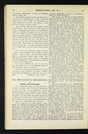 Zum Militärdienst der Volksschullehrer : [Schluß]