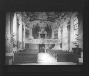Haigerloch: St. Annakirche (Innenraum, nach Westen)