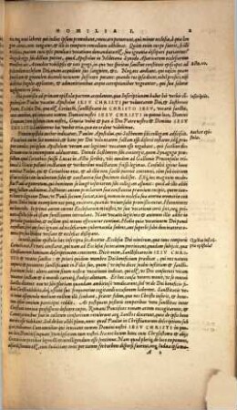 In Priorem D. Pavli Ad Corinthios Epistolam Homiliae : Accessit operi Praefatio de dignitate et vnitate Ecclesiae, qua docetur, ab eius societate propter aliquorum, qui in ea versantur, vitia, non temere esse discedendum. ...