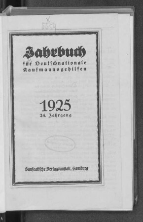 24.1925: Jahrbuch für deutschnationale Kaufmannsgehilfen