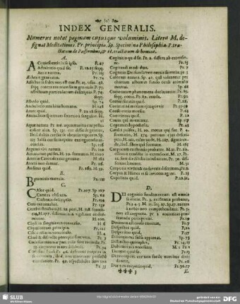 Index Generalis