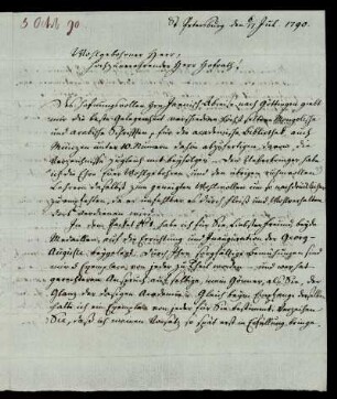 [Brief des Barons von Asch an Heyne vom 06.07./17.07.1790]