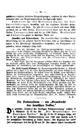 Die Bodenreform - ein "Grundrecht des deutschen Volkes"