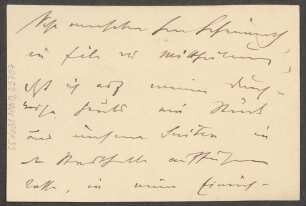 Brief an Ludwig Strecker  und B. Schott's Söhne : 01.08.1905