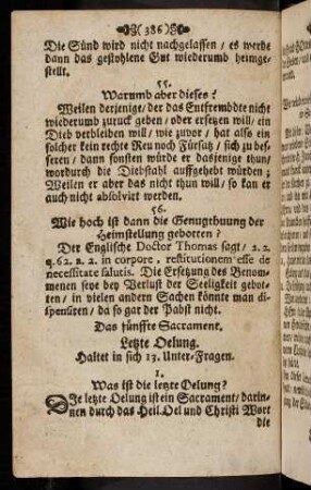 386-391, Das fuenffte Sacrament