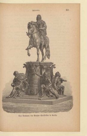 Das Denkmal des Großen Kurfürsten in Berlin.