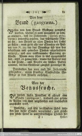 Von dem Brand (gangraena.)