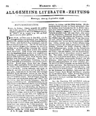 LaCépède, B. G. E. de La Ville sur Illon de: Histoire naturelle des poissons. T. 1. Paris: Plassan [1798]