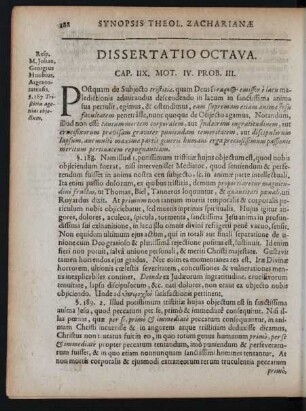 Dissertatio Octava.