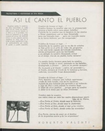 Así le cantó el pueblo