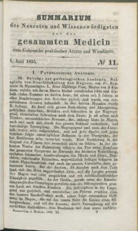 1. Juni 1835. No 11.