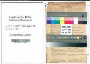 Entnazifizierung Jacob Schopmans , geb. 29.09.1892 (Baecker)