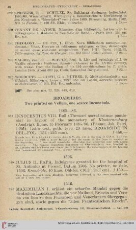 Broadsides (No. 384 - 390)