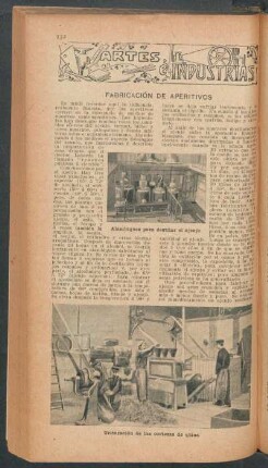 Fabricación de aperitivos : Artes e industrías