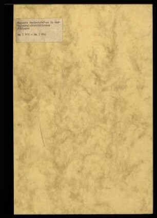 Signaturen Ma I 810 - Ma I 842: Kannada Handschriften in der Universitätsbibliothek Tübingen