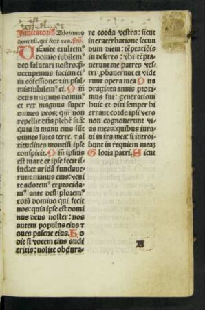 Invitatorium