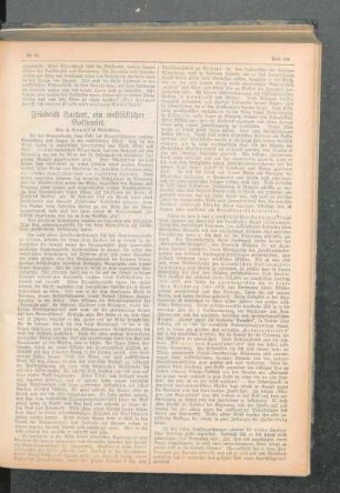 Friedrich Harkort, ein westfälischer Volkswirt