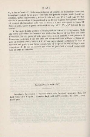 Annunzio bibliografico.