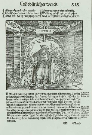 Cicero und die Waage der Gerechtigkeit