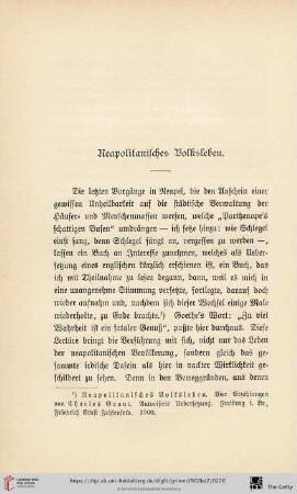 Neapolitanisches Volksleben