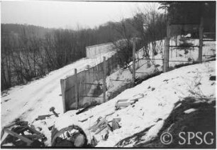 Grenzanlage am Bahngleis Drewitz