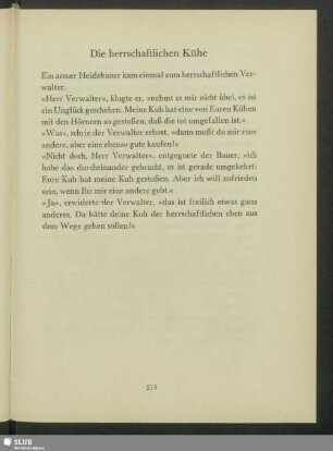 Die herrschaftlichen Kühe