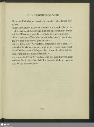 Die herrschaftlichen Kühe