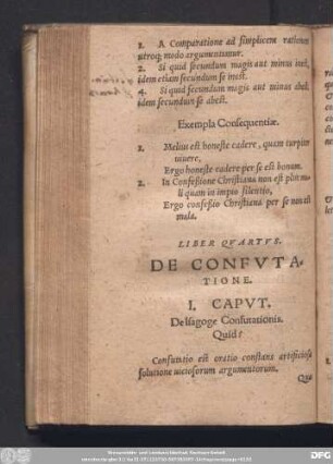 Liber Quartus. De Confutatione.