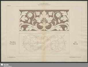 Renaissance-Ornamentik, Gemaltes Ornament aus Mantua